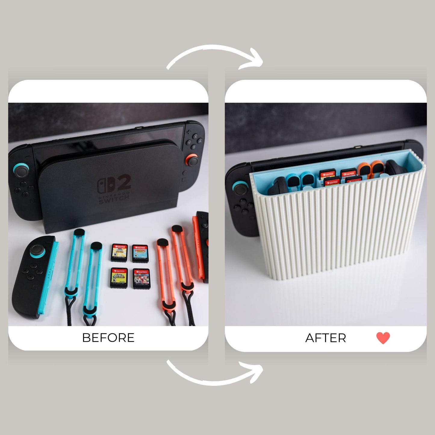 Modern Nintendo Switch 2 Dock (Organizer)